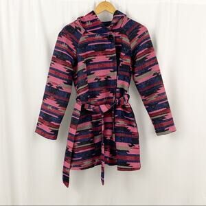 Anthropologie Tabitha Leona Aztec Wrap Coat S